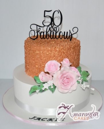 Extravagant 50th Birthday cake