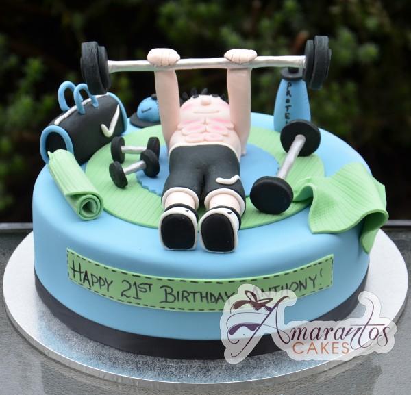 Gym Theme Cake- NC312 - Amarantos Cakes